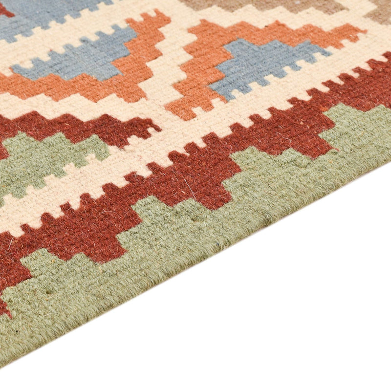 Kelim Fars Teppich 100x142cm - mehrfarbig