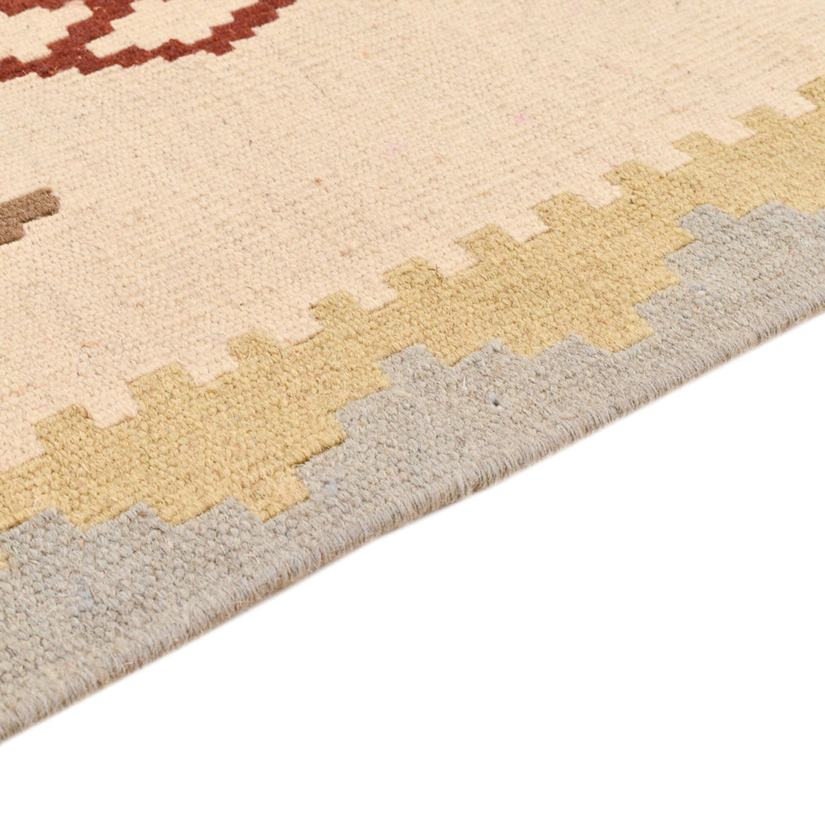 Kelim Fars Teppich 106x150cm - mehrfarbig