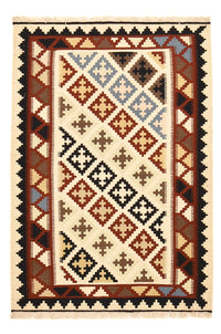Kelim Fars Teppich 100x146cm - mehrfarbig – product image