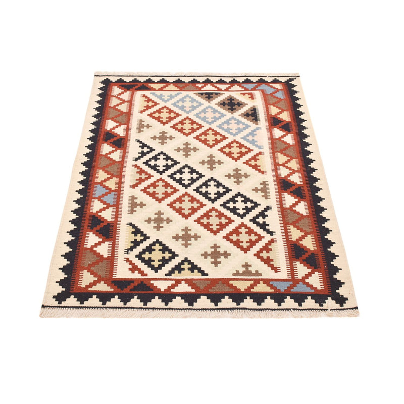 Kelim Fars Teppich 100x146cm - mehrfarbig