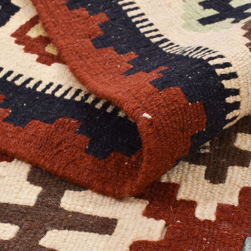 Kelim Fars Teppich 104x150cm - mehrfarbig