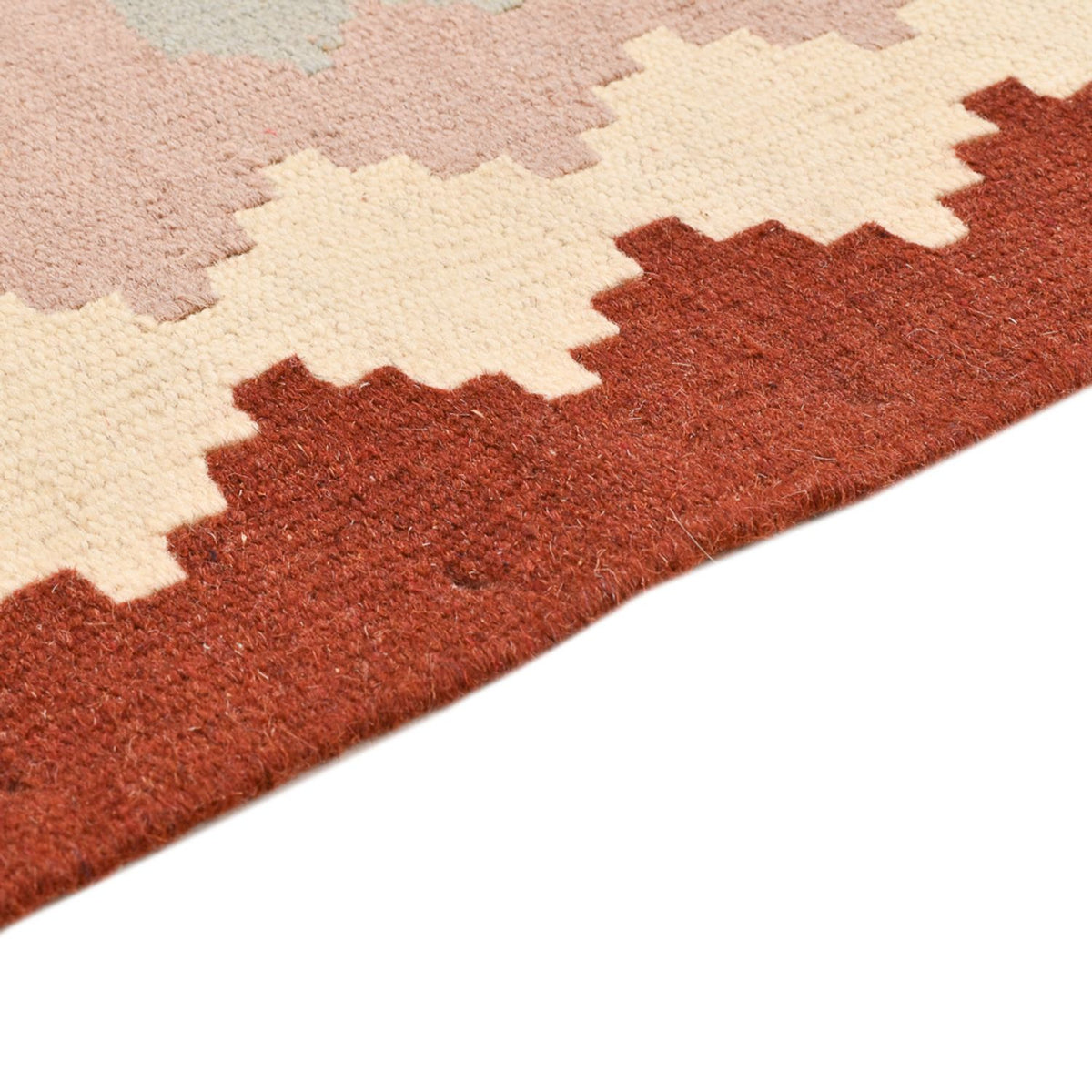 Kelim Fars Teppich 103x147cm - mehrfarbig