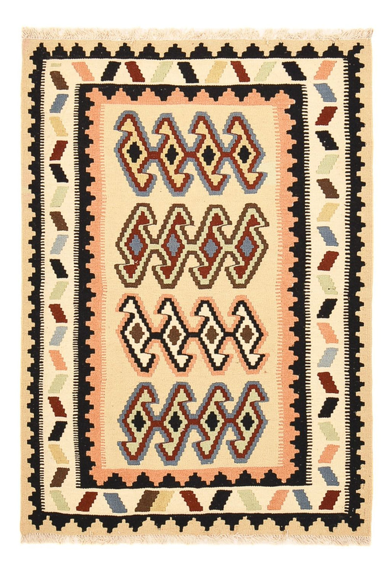Kelim Fars Teppich 103x150cm - mehrfarbig