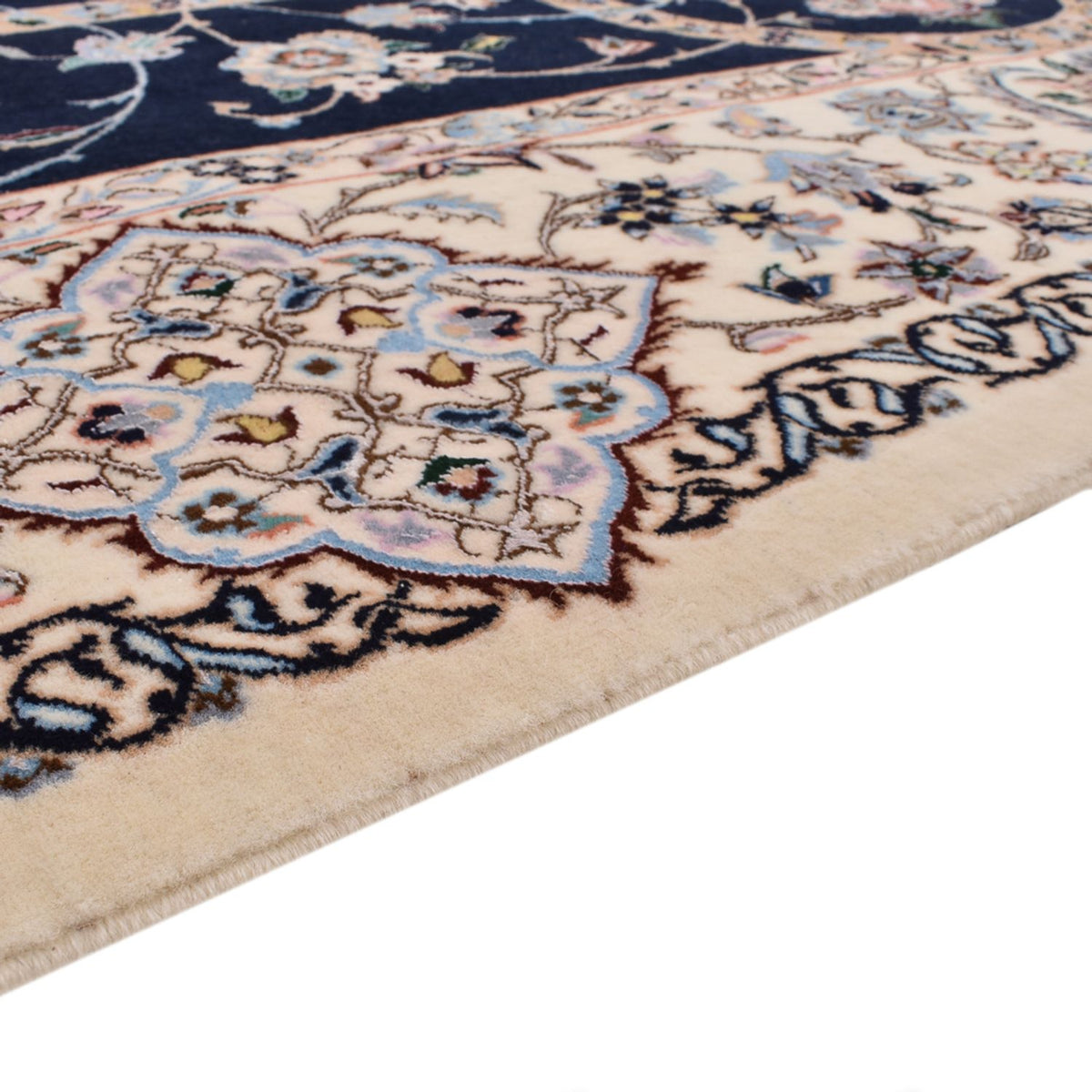 Nain - 6La Teppich 207x308cm - Perserteppich - dunkelblau