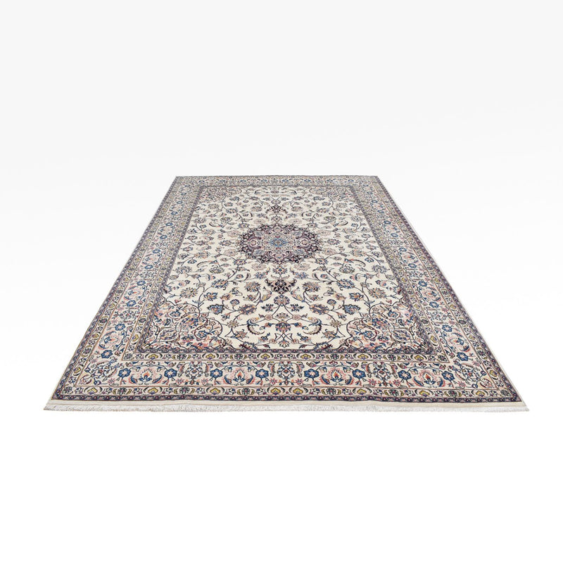Maschad Teppich 241x336cm - Perserteppich - hellgrau