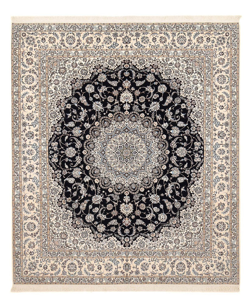 Perserteppich - Nain - Premium - 254 x 306 cm - dunkelblau
