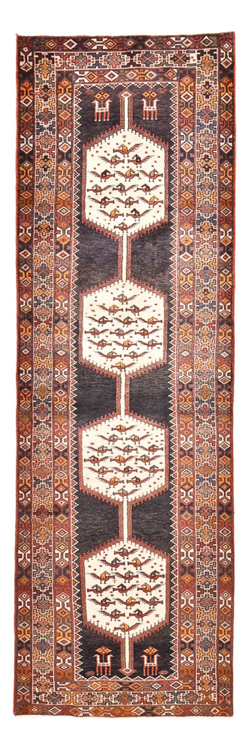 Hamadan Teppich 104x309cm - Perserteppich - mehrfarbig