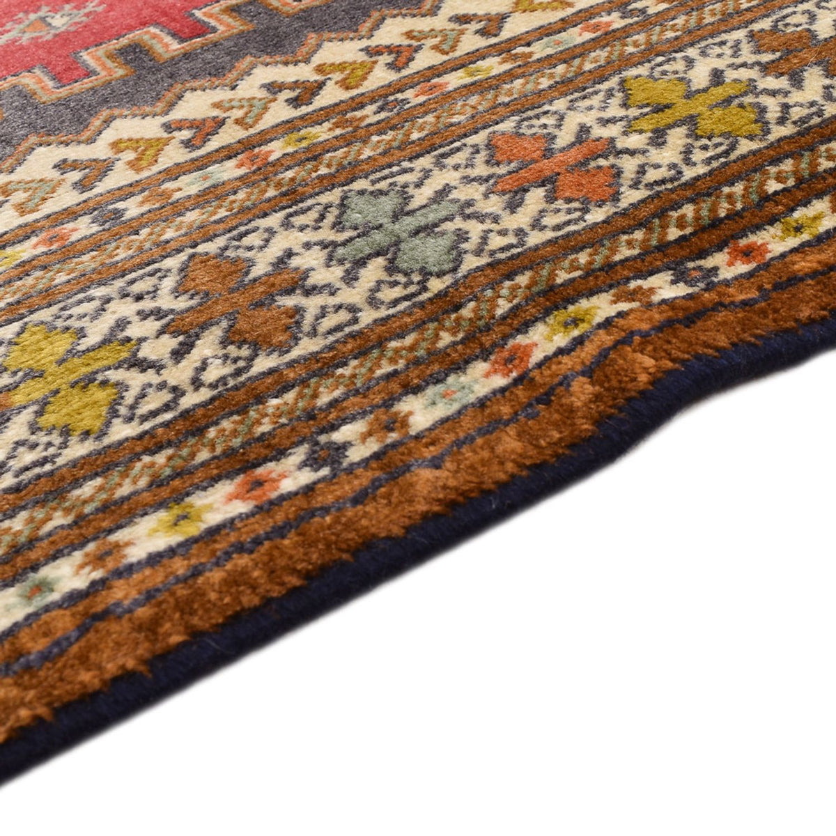 Perserteppich - Nomadic - 135 x 174 cm - mehrfarbig