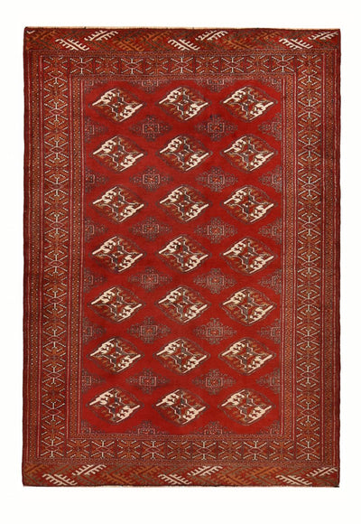 Turkaman Teppich 115x167cm - Orientteppich - rot