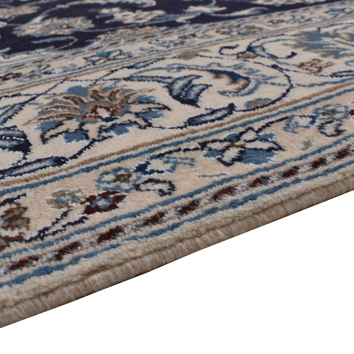 Nain - 12La Teppich 195x300cm - Perserteppich - dunkelblau