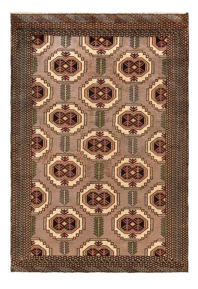 Turkaman Teppich 127x188cm - Orientteppich - mehrfarbig
