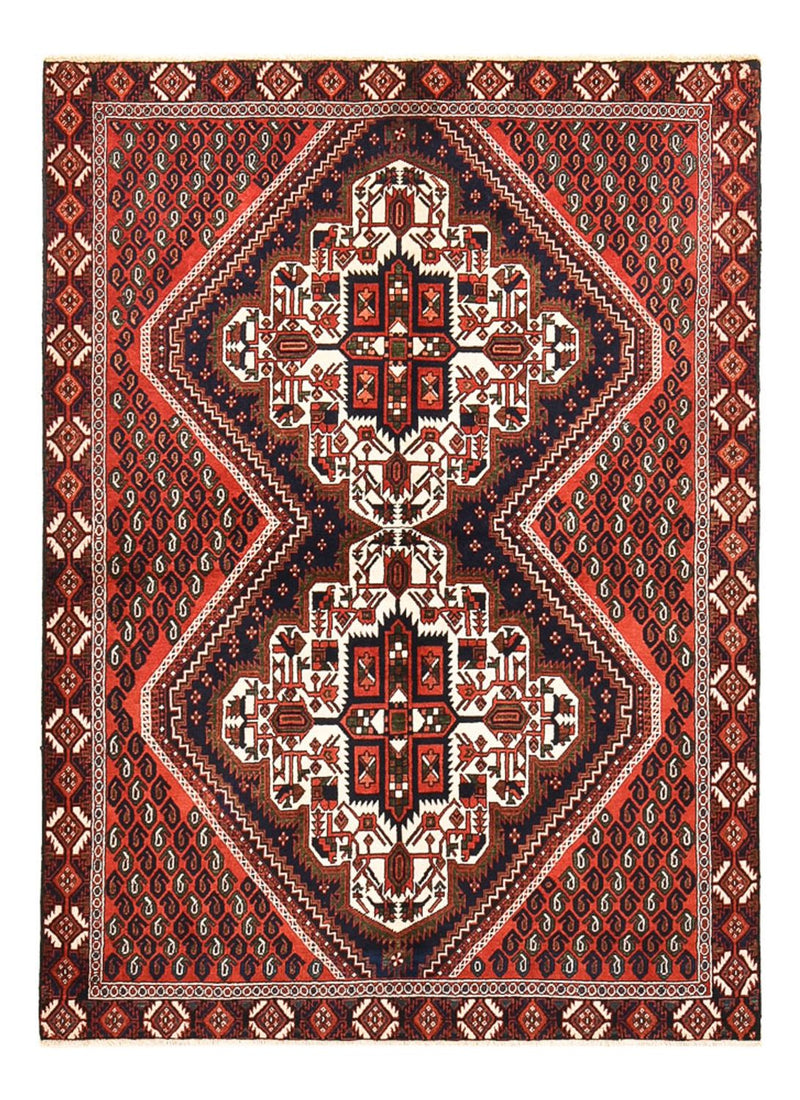 Sharbabak Teppich 126x174cm - Perserteppich - rost