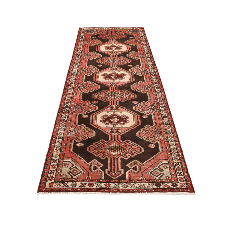Hamadan Teppich 109x318cm - Perserteppich - terrakotta