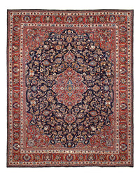 Maschad Teppich 293x374cm - Perserteppich - dunkelblau – product image