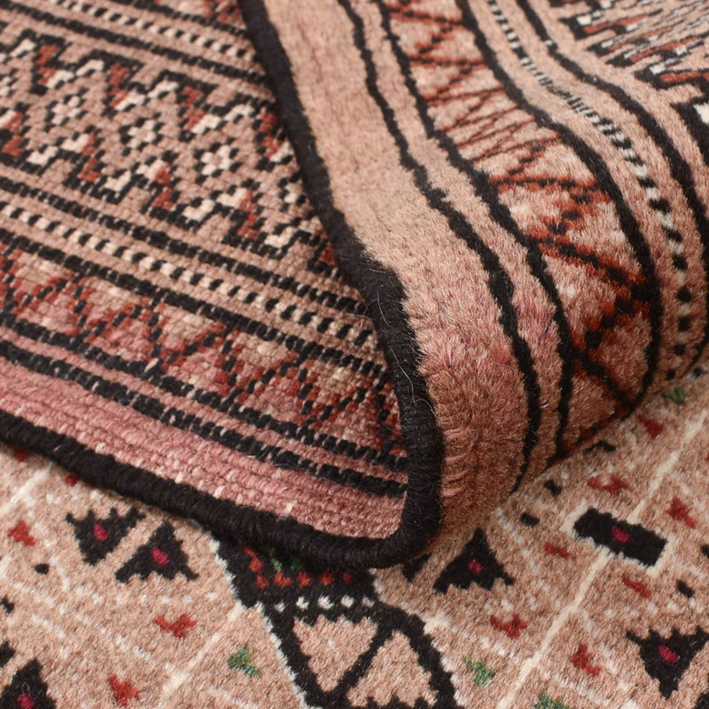 Turkaman Teppich 83x193cm - Orientteppich - hellrot