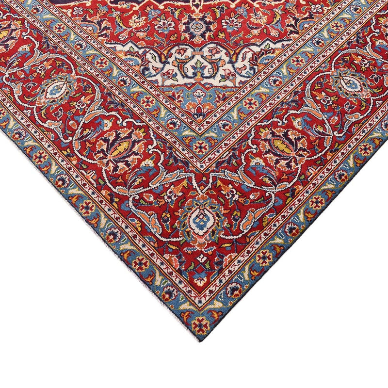 Keshan Teppich 232x345cm - Perserteppich - dunkelrot