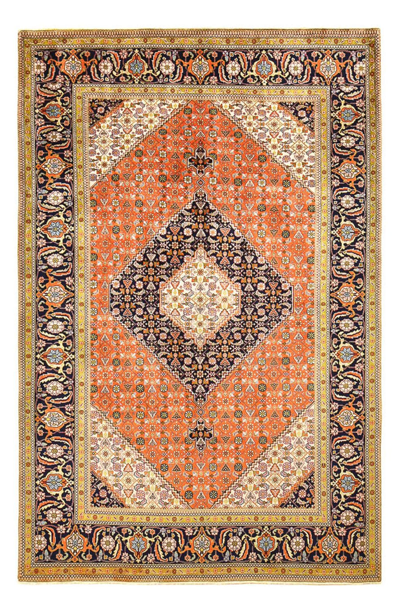 Täbriz Teppich 197x306cm - Perserteppich - orange