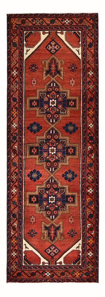 Bidjar - Zanjan Teppich 102x300cm - Perserteppich - rot