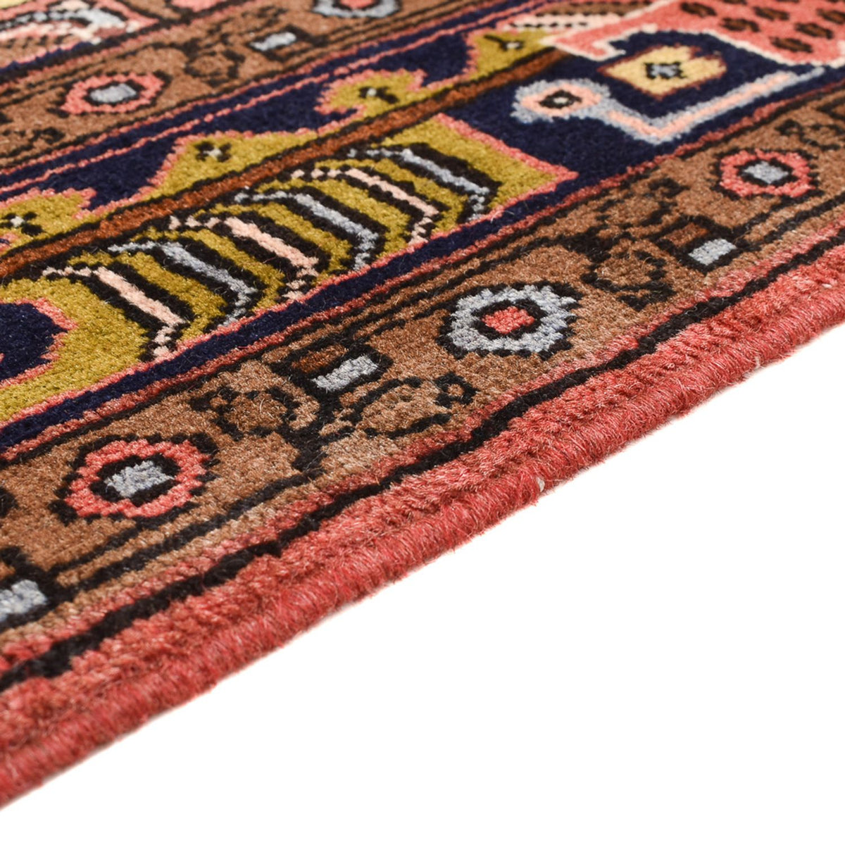 Kolyai Teppich 102x160cm - Perserteppich - hellrot