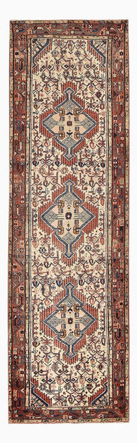 Hamadan Teppich 86x298cm - Perserteppich - sand – product image