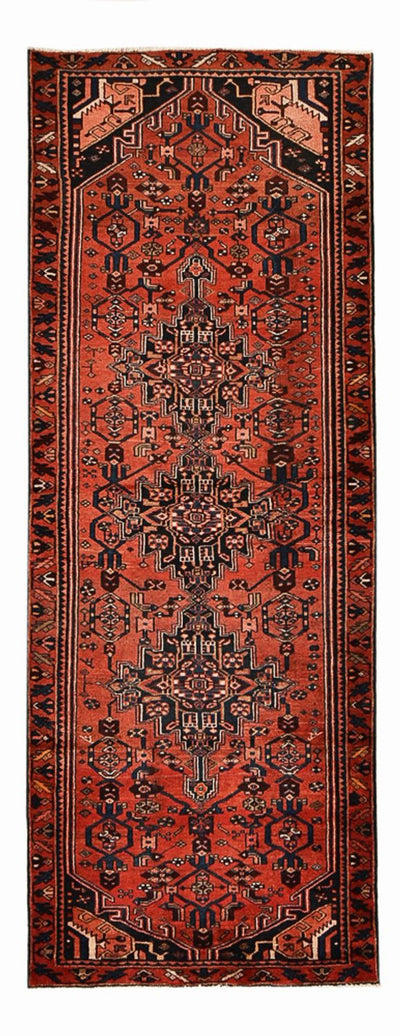 Bidjar - Zanjan Teppich 104x288cm - Perserteppich - rot