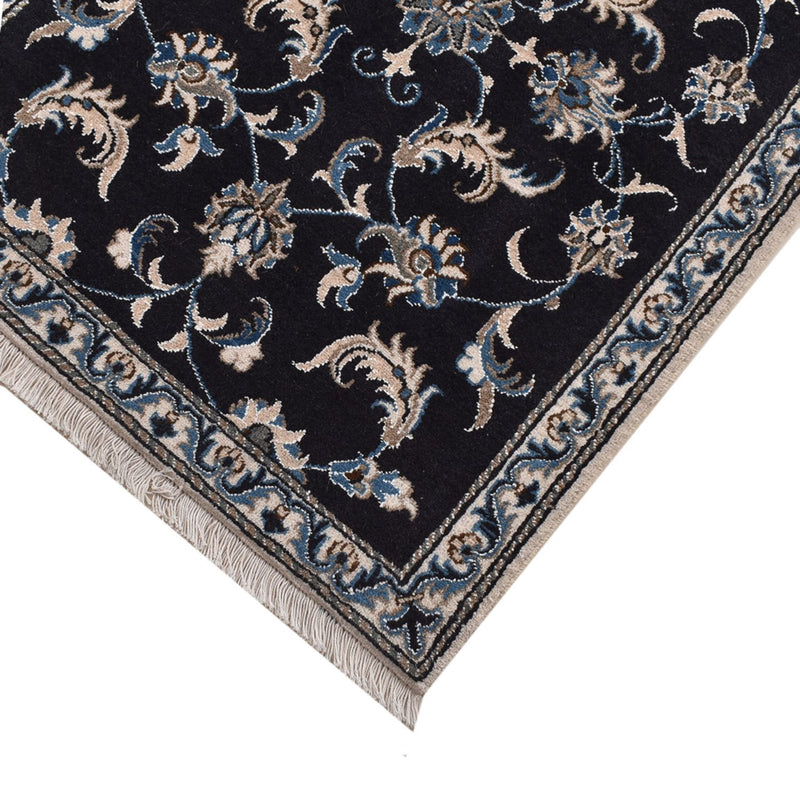 Nain - 12La Teppich 78x292cm - Perserteppich - dunkelblau