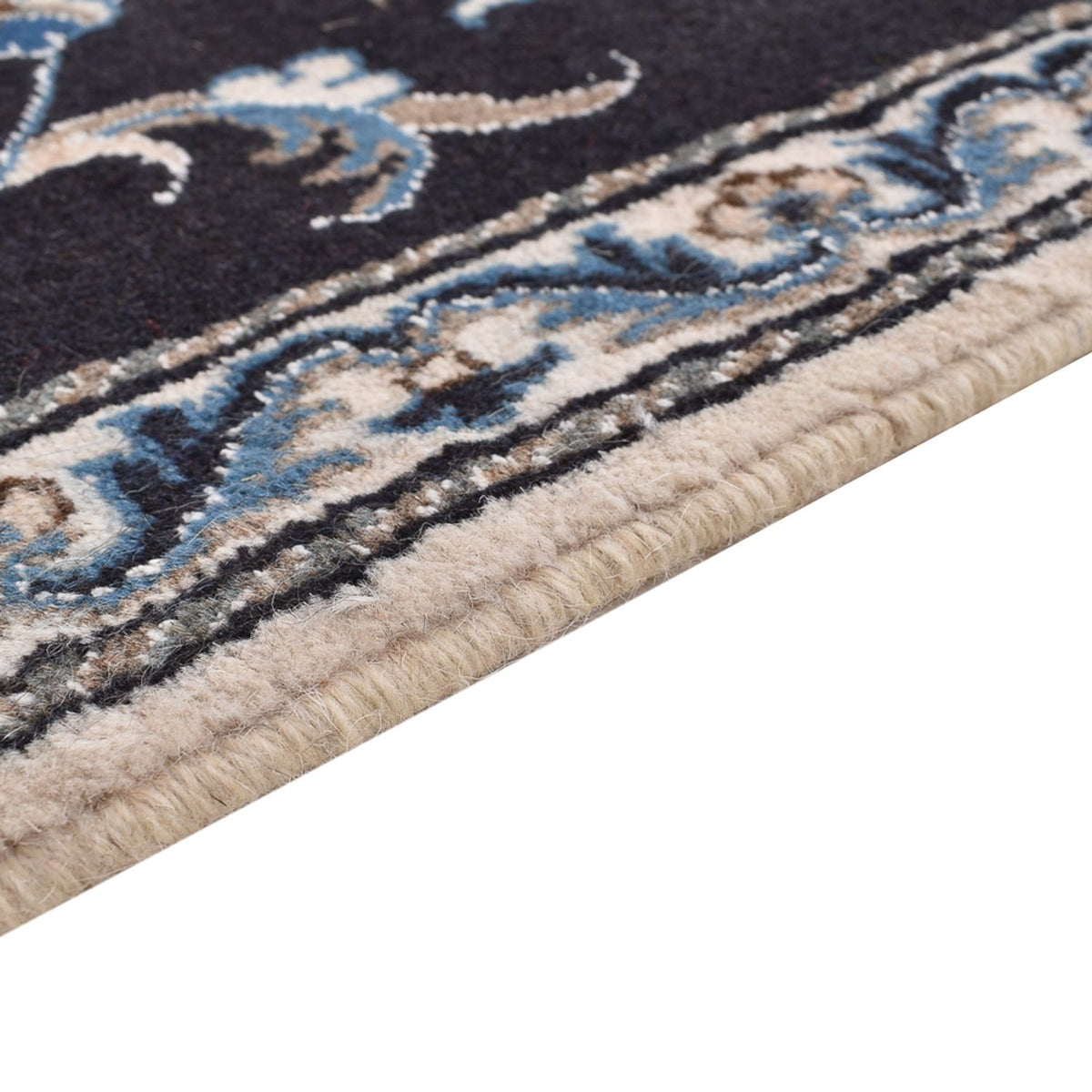 Nain - 12La Teppich 78x292cm - Perserteppich - dunkelblau