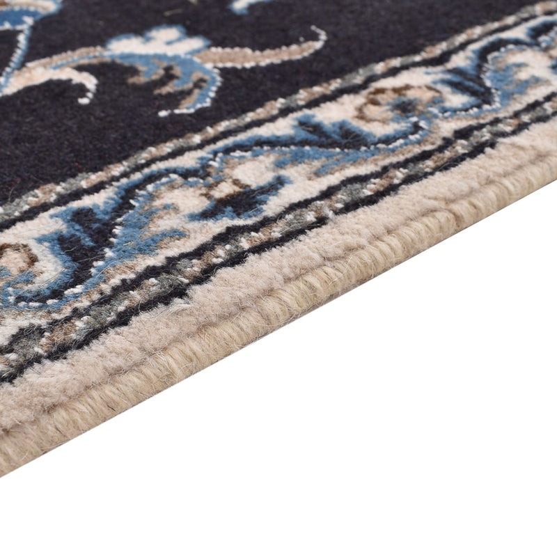 Nain - 12La Teppich 78x292cm - Perserteppich - dunkelblau