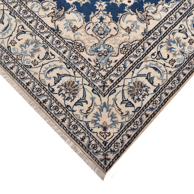 Perserteppich - Nain - 200 x 297 cm - blau