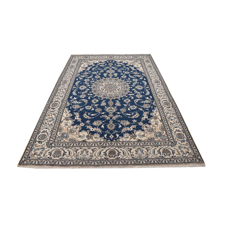 Perserteppich - Nain - 200 x 297 cm - blau