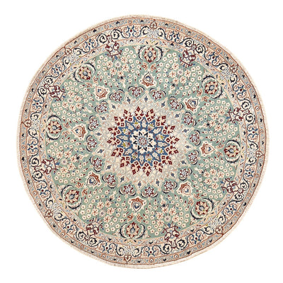 Nain - 9La Teppich 139x139cm - Perserteppich - hellgrün