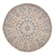 Nain - 9La Teppich 136x136cm - Perserteppich - grau