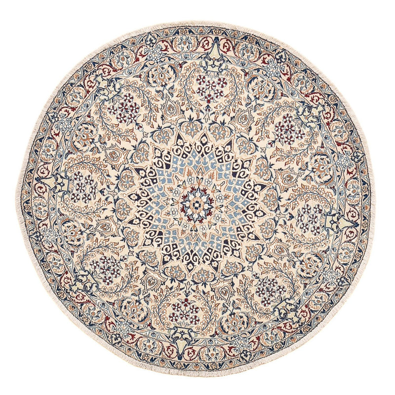 Nain - 9La Teppich 136x136cm - Perserteppich - grau