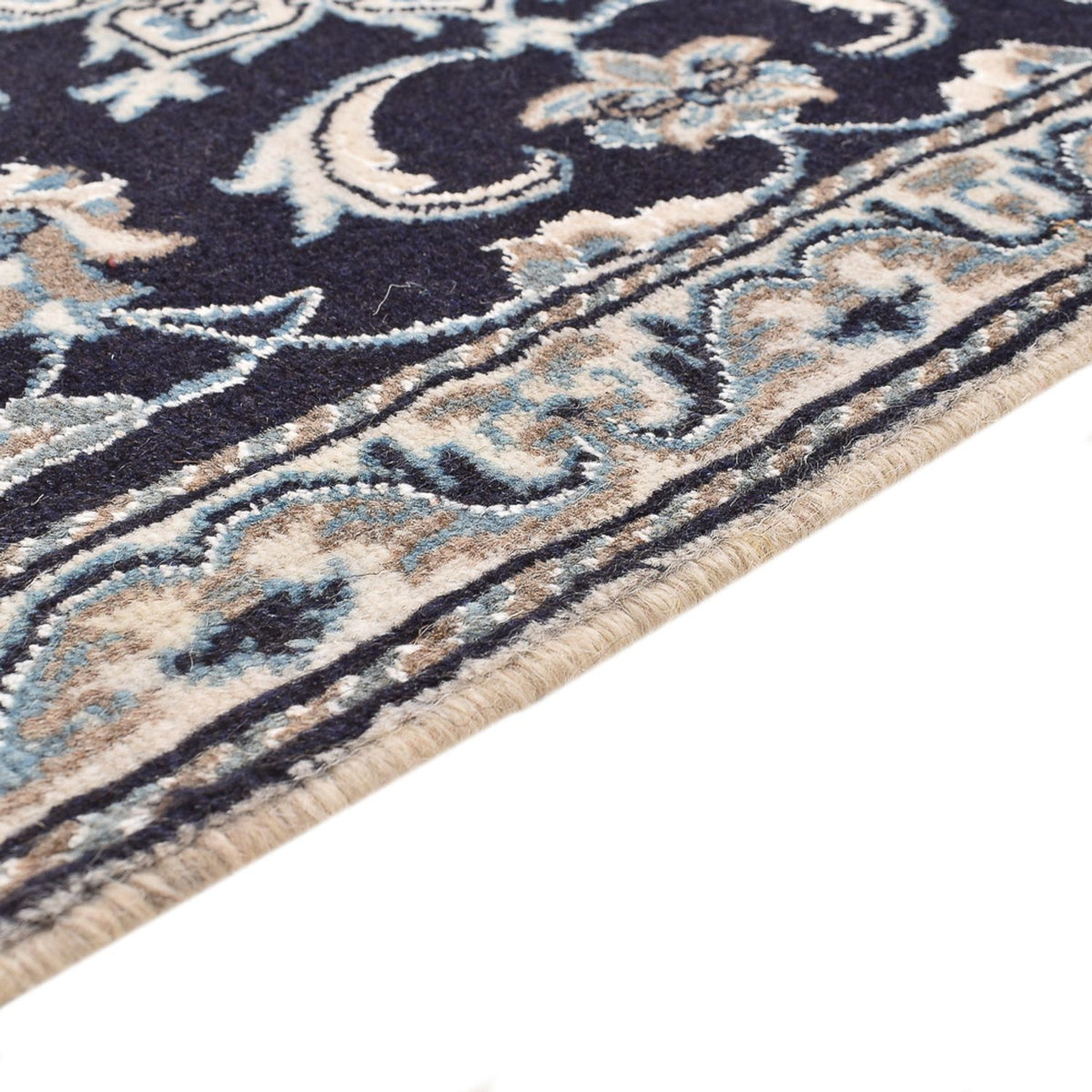 Perserteppich - Nain - 68 x 145 cm - dunkelblau