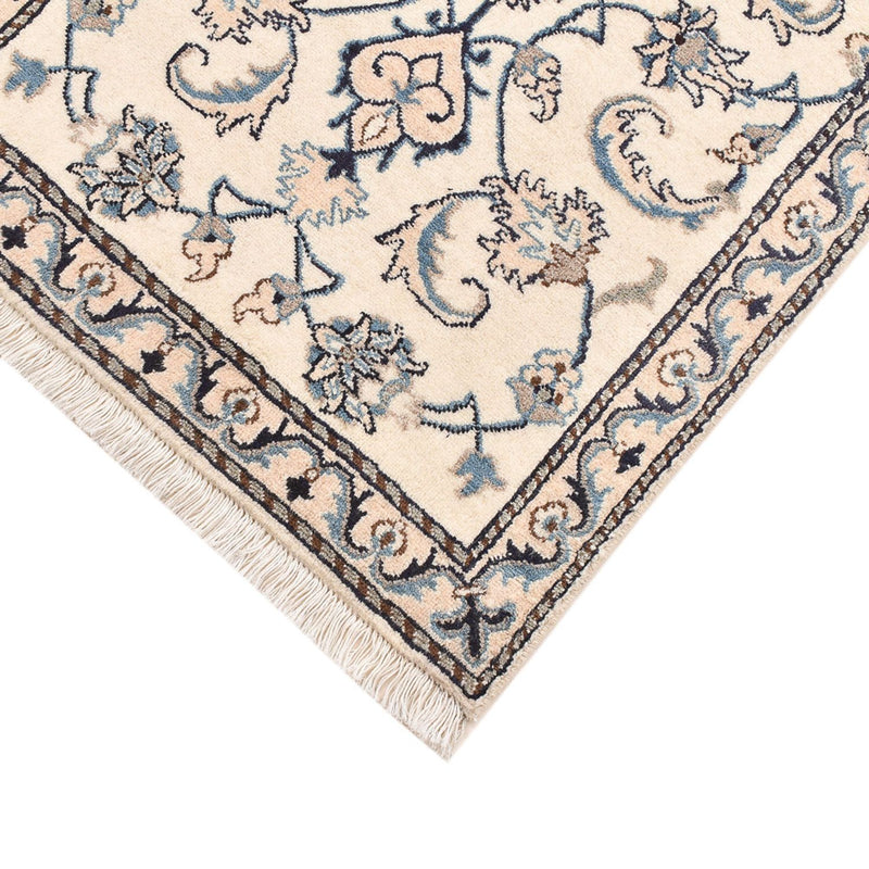 Nain - 12La Teppich 68x139cm - Perserteppich - hellgrau
