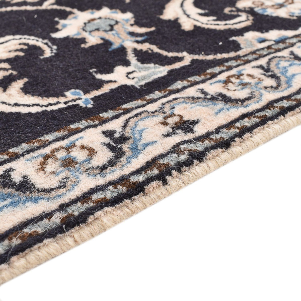 Nain - 12La Teppich 70x136cm - Perserteppich - dunkelblau