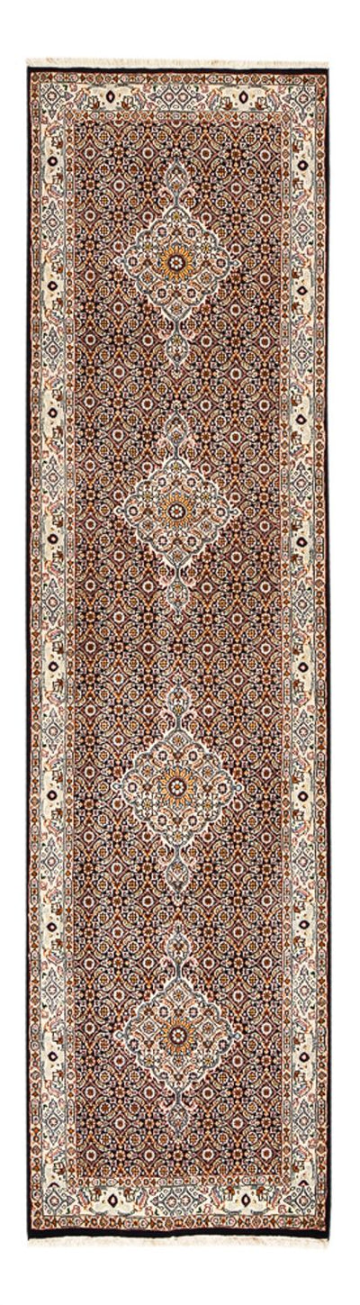 Moud Teppich 75x300cm - Perserteppich - hellbraun