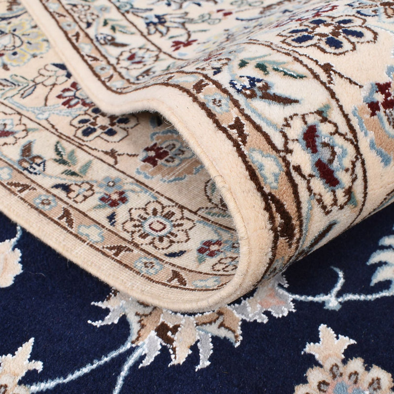 Perserteppich - Nain - Premium - 165 x 245 cm - dunkelblau