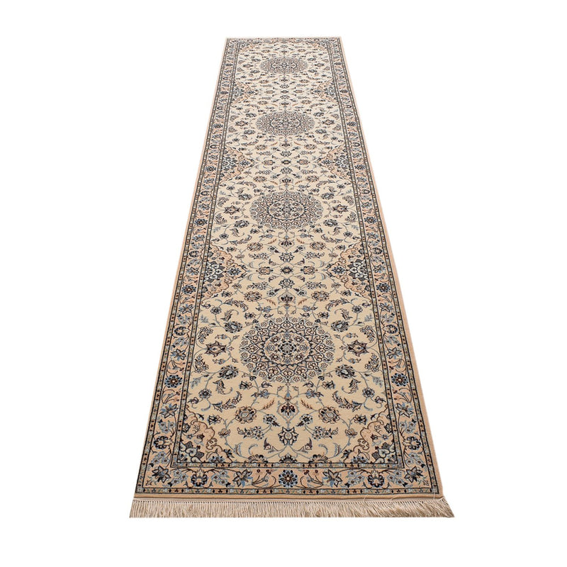 Nain - 6La Teppich 87x397cm - Perserteppich - beige