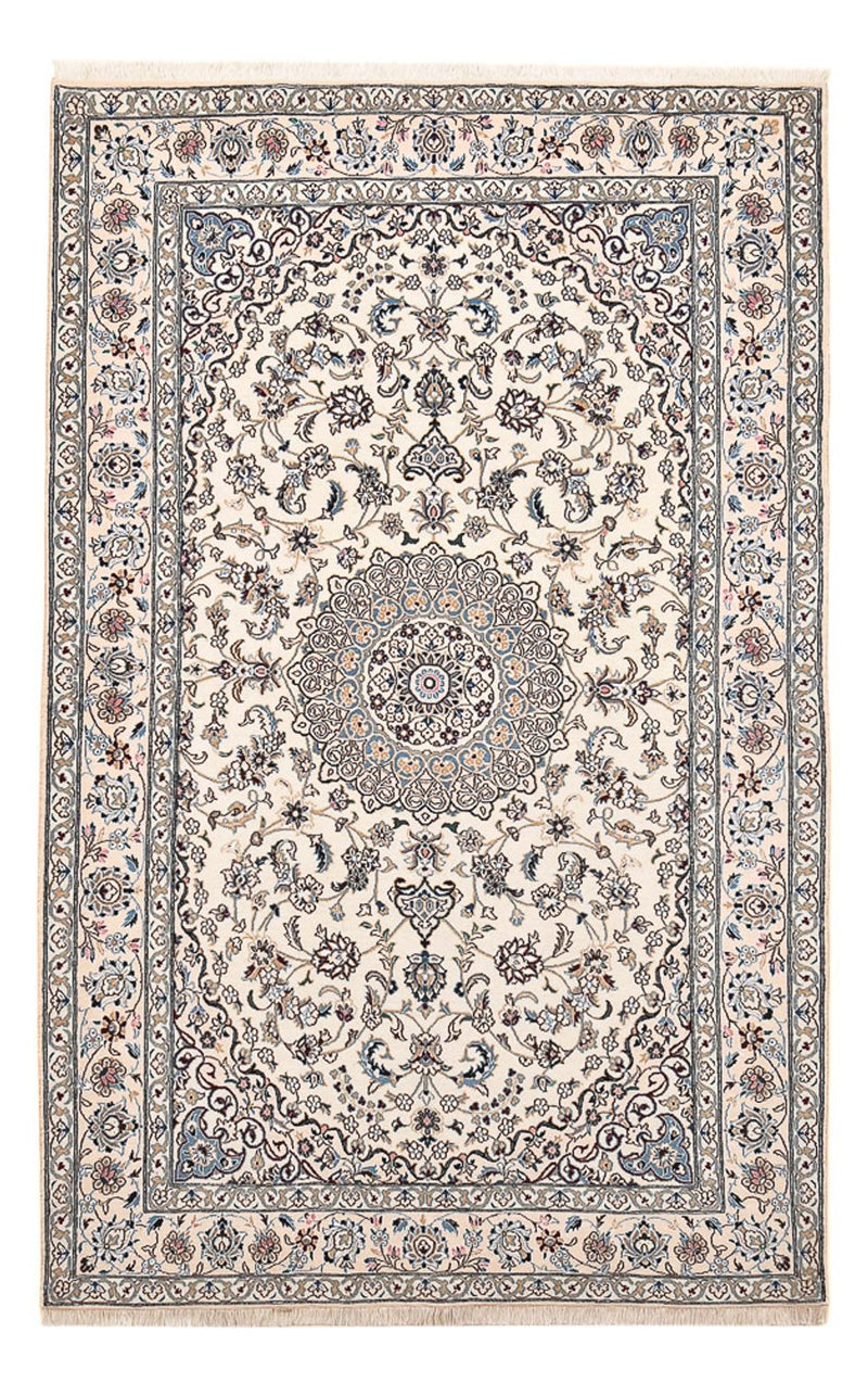 Nain - 9La Teppich 155x250cm - Perserteppich - hellgrau