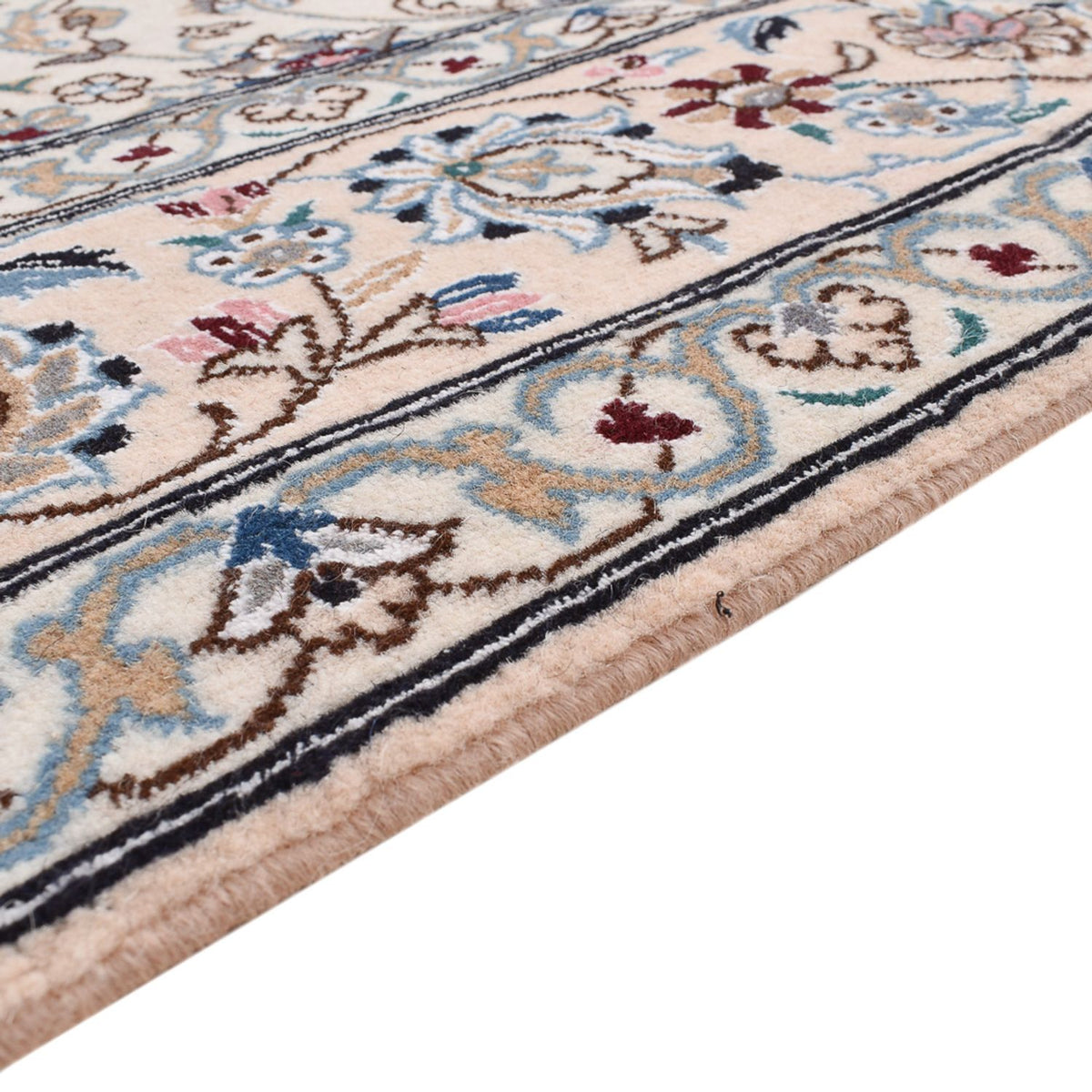 Nain - 9La Teppich 155x250cm - Perserteppich - hellgrau