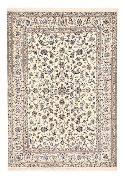 Nain - 6La Teppich 205x297cm - Perserteppich - weiß