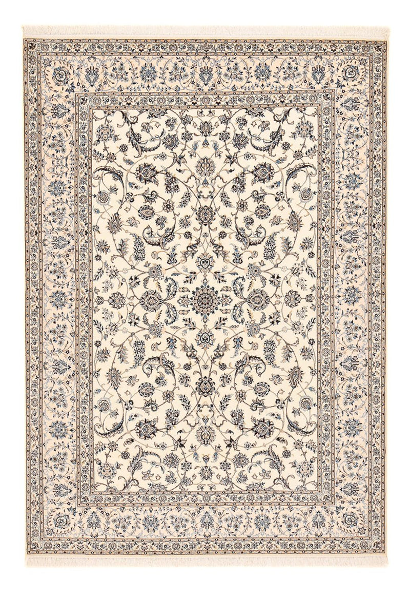 Nain - 6La Teppich 205x297cm - Perserteppich - weiß