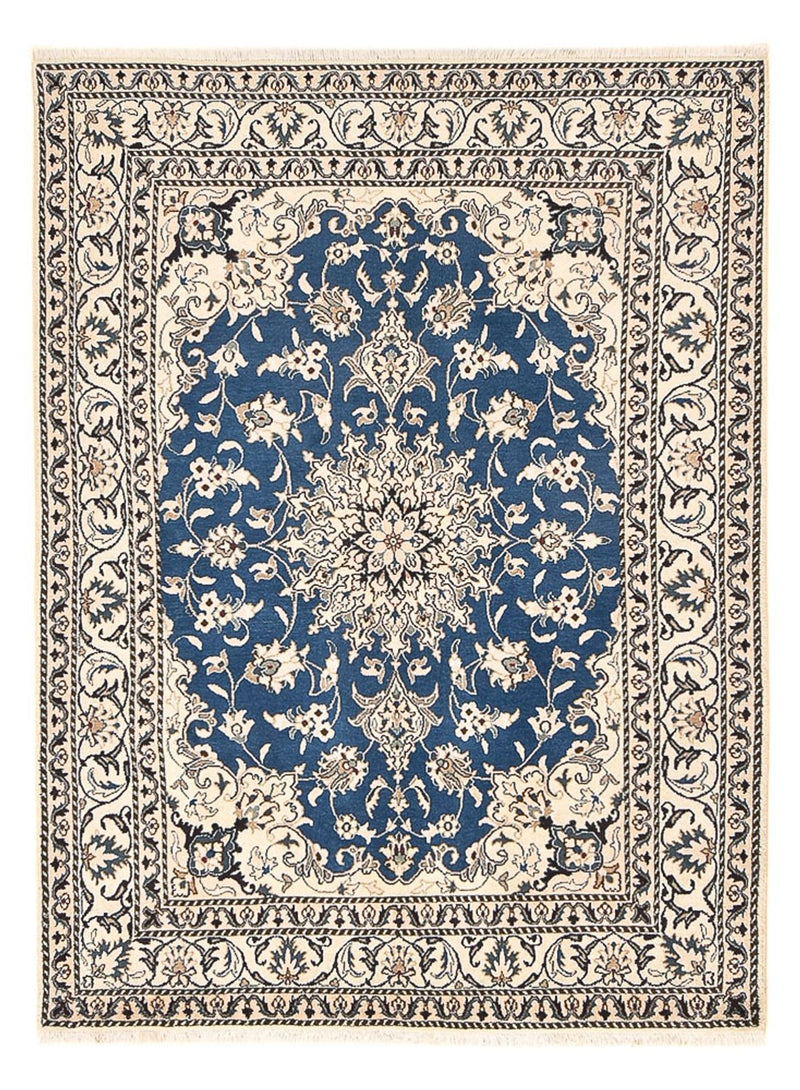 Perserteppich - Nain - 150 x 205 cm - blau