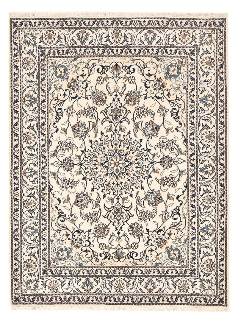 Nain - 12La Teppich 147x197cm - Perserteppich - hellbeige