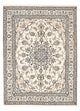 Nain - 12La Teppich 168x240cm - Perserteppich - hellbeige