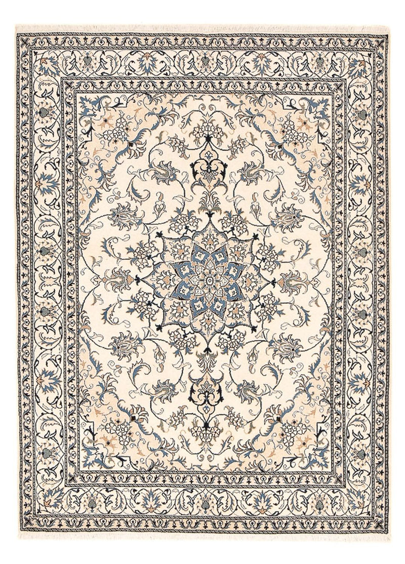 Nain - 12La Teppich 168x240cm - Perserteppich - hellbeige