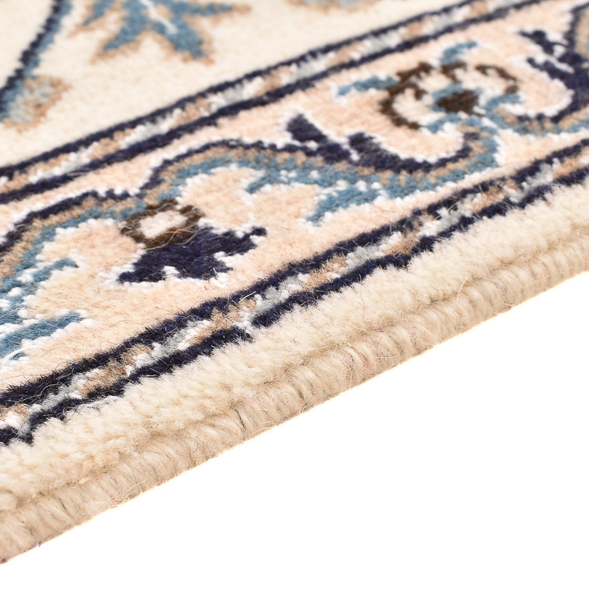 Nain - 12La Teppich 87x137cm - Perserteppich - hellbeige