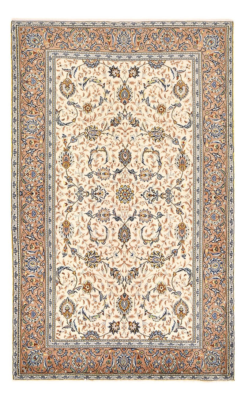 Keshan Teppich 138x223cm - Perserteppich - hellbeige