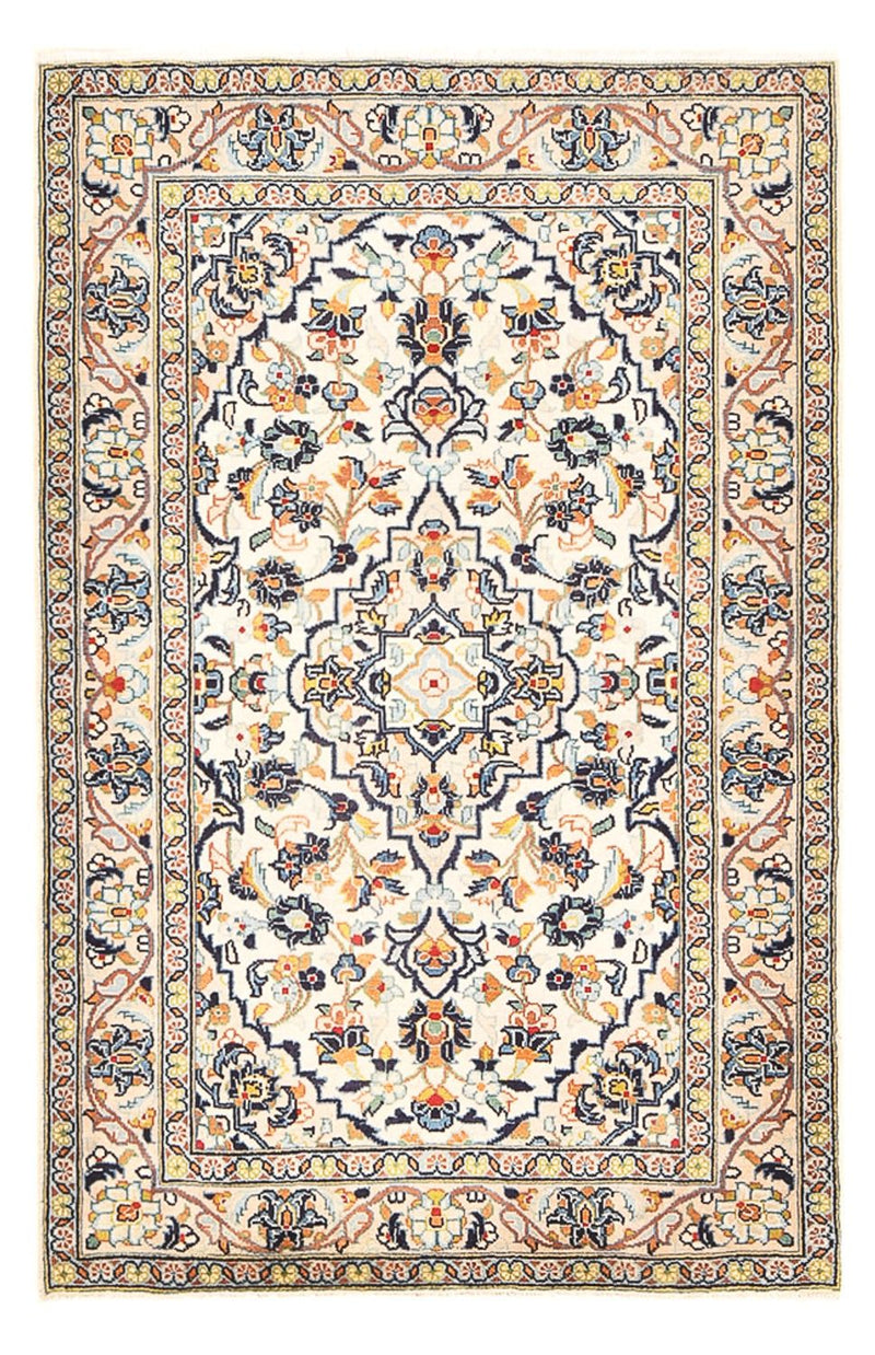 Perserteppich - Keshan - 95 x 147 cm - hellbeige